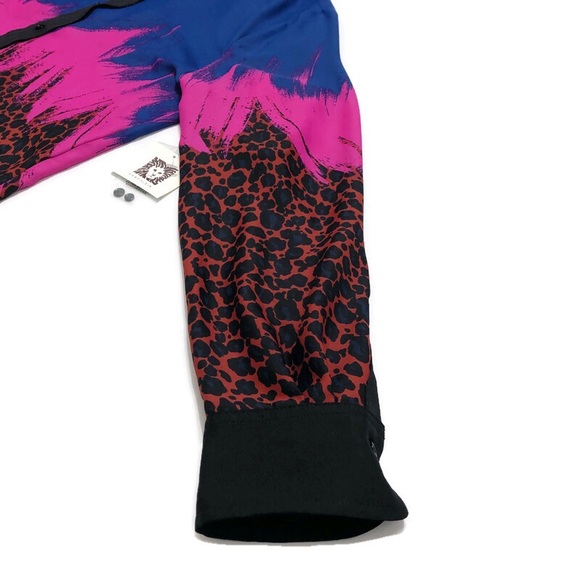 ANNE KLEIN | Multicolour Long Sleeve Blouse | Size 16 - Picture 11 of 16